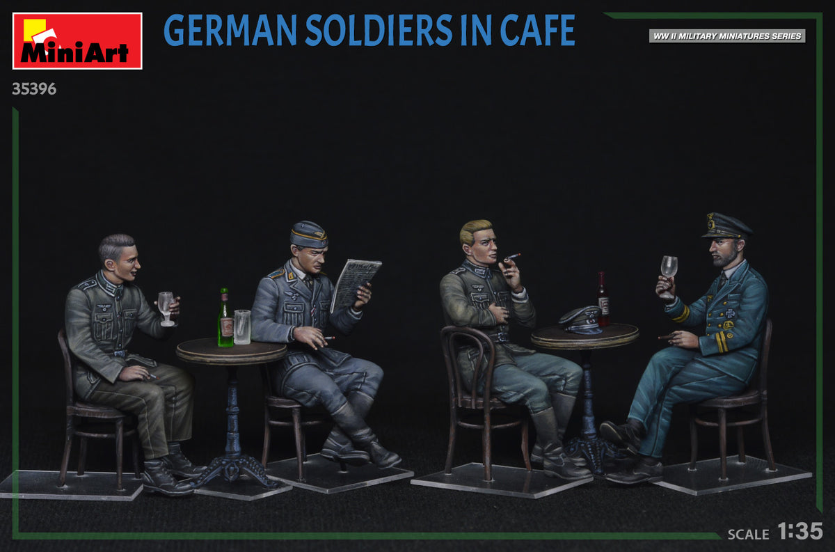 MiniArt 1/35 Military - German Soldiers in Cafe - 35396