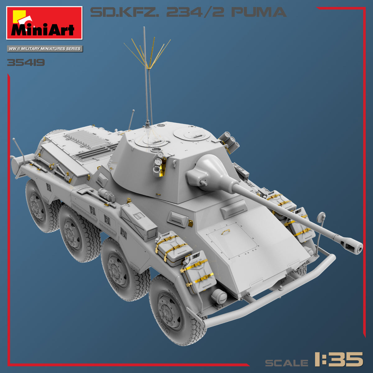 MiniArt 1/35 Military - Sd.Kfz.234/2 Puma - 35419