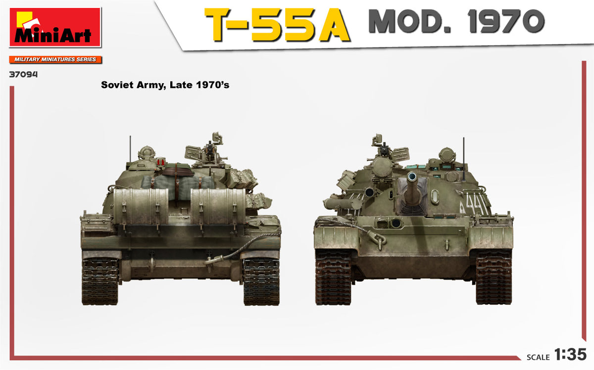 MiniArt 1/35 Military - T-55A Mod. 1970 Interior Kit - 37094