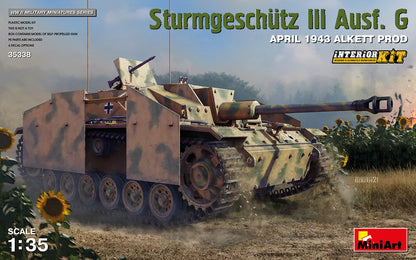 MiniArt Sturmgeschtz III Ausf G Alkett (Int Kit) - 35338 box art