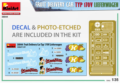 MiniArt 1/35 Military - Fruit Delivery Van TYP 170V LIEFERWAGEN - 38044