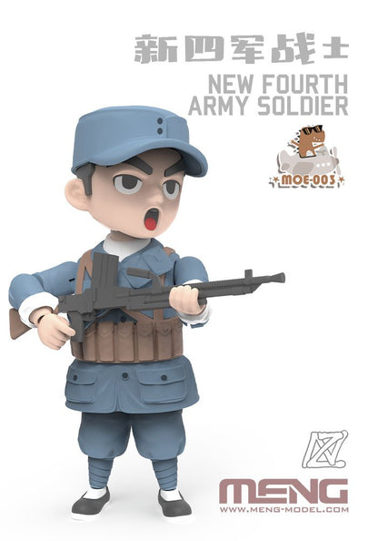 Meng New Fourth Army Soldier figure MOE-003, image 5
