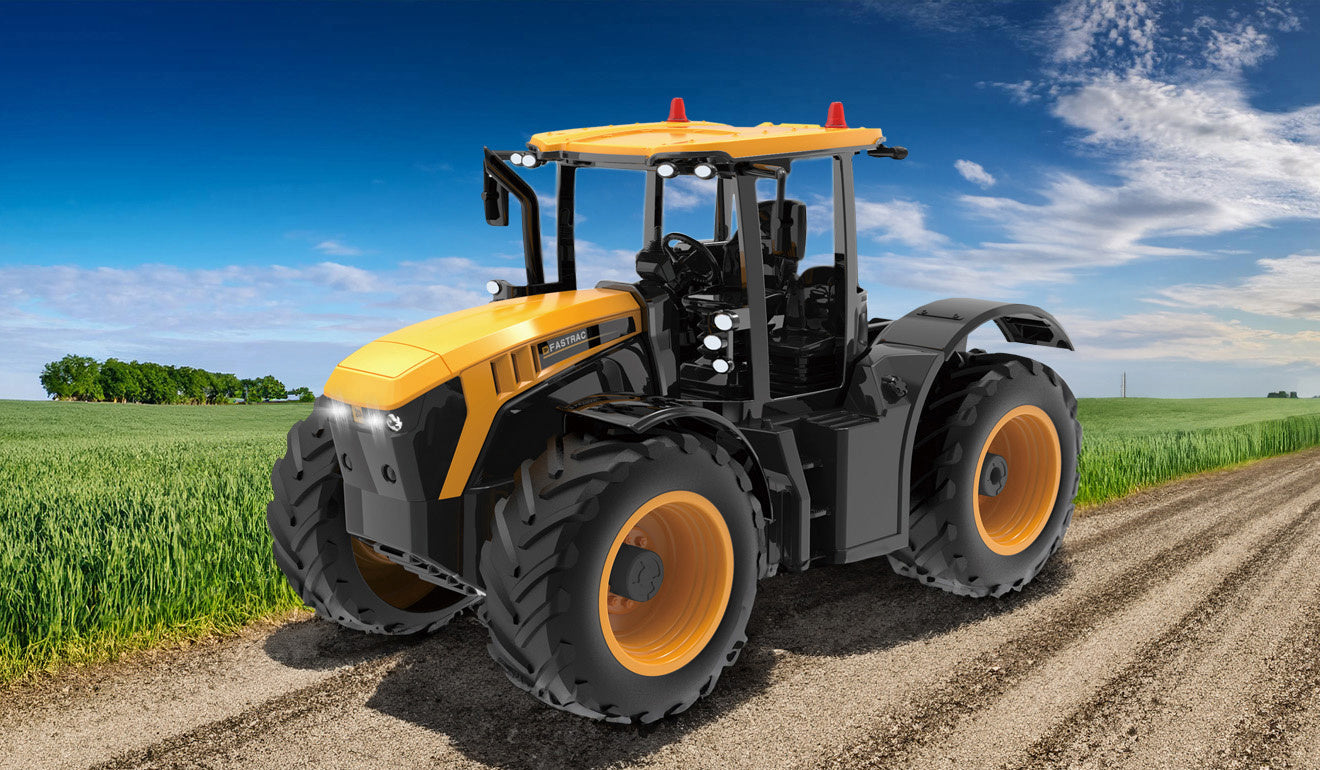 DOUBLE E 1:24 JCB RC Farm Tractor E682-003
