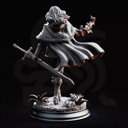 DM Stash Erina of Amarth, Proctor of Canos 32mm miniature back view
