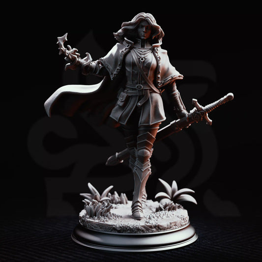 DM Stash Erina of Amarth, Proctor of Canos 32mm miniature front view