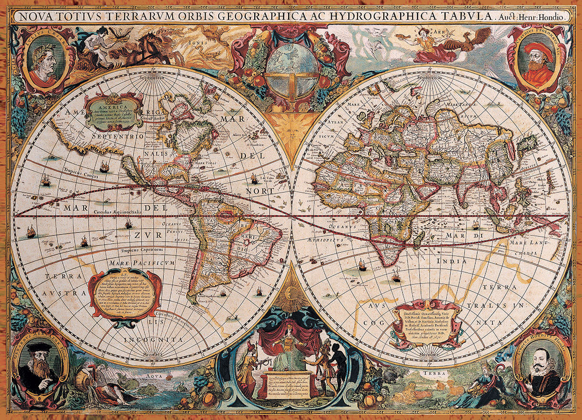 Eurographics Antique World Map EG60001997 – puzzle image