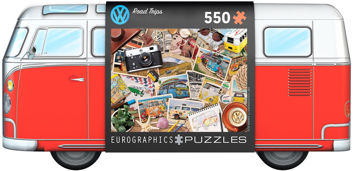 Eurographics VW - Road Trips Shaped Tin EG85515576 – box