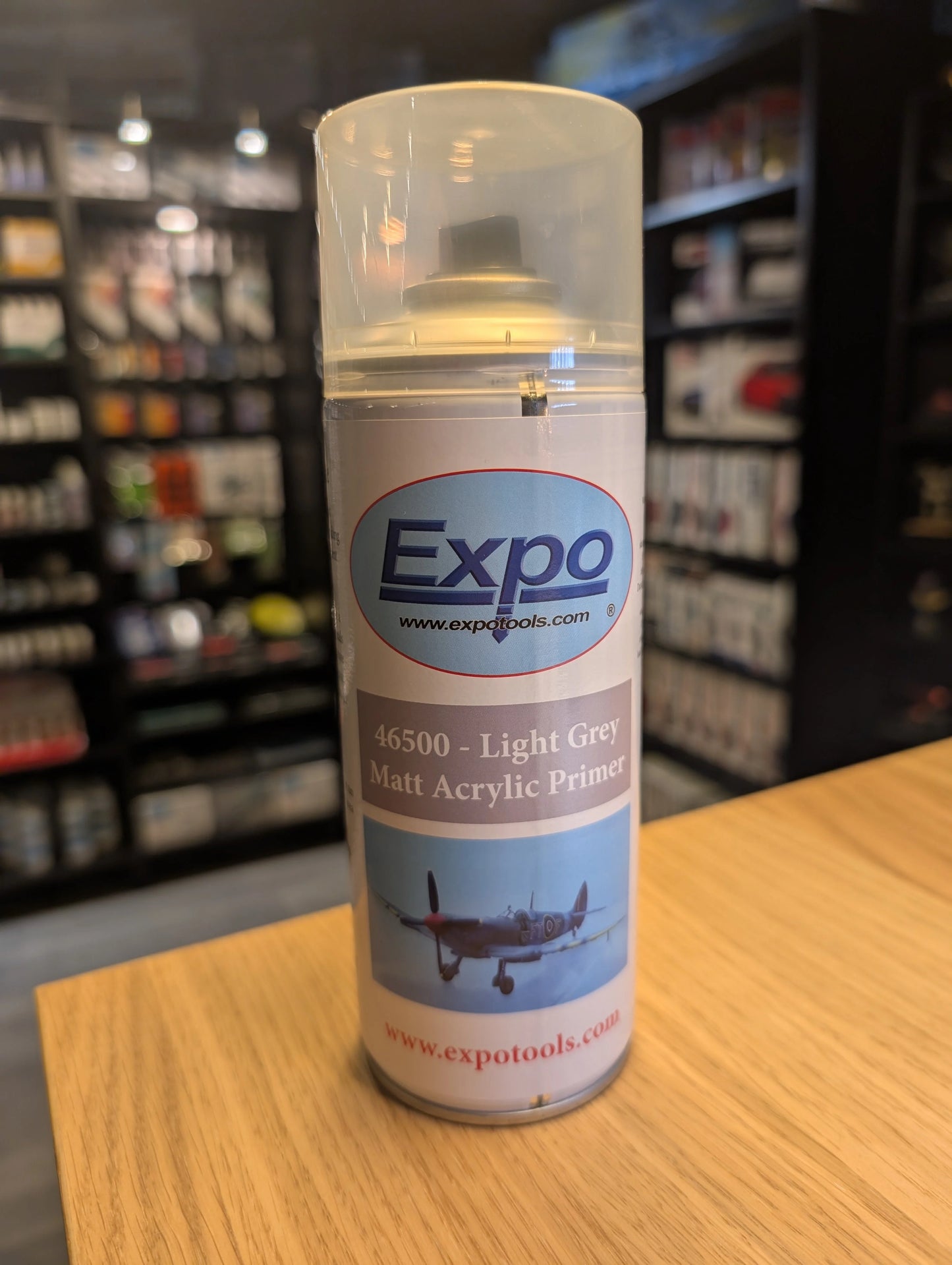 EXPO - Light Grey Acrylic Model Primer 400ml - Product Image