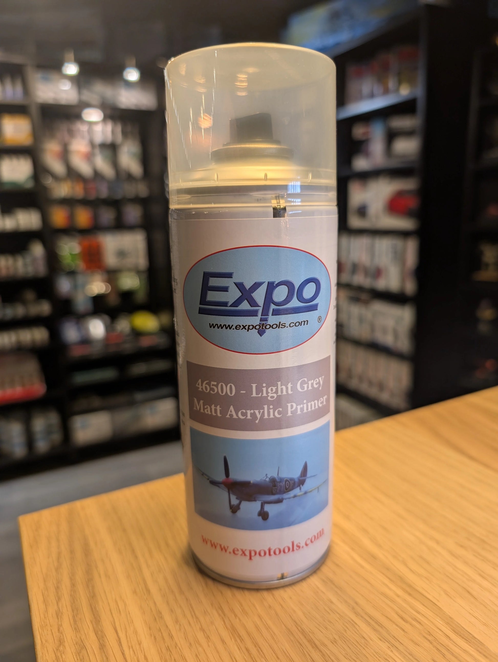 EXPO - Light Grey Acrylic Model Primer 400ml - Product Image