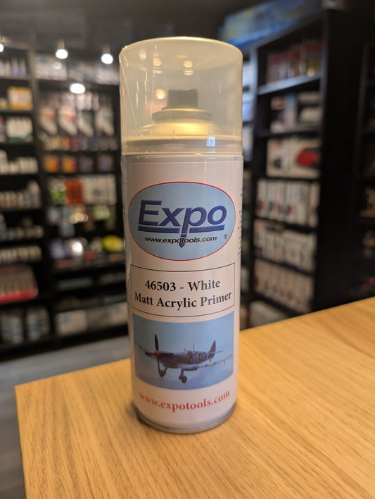 EXPO - White Acrylic Model Primer 400ml (Matt) - Product Image