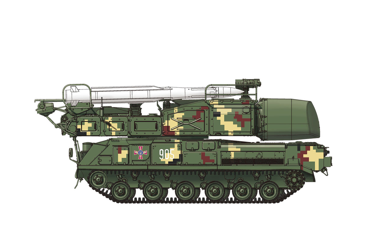 Meng 1/35 Russian 9K37M1 Buk Air Defence Missile System model kit SS-014, image 9