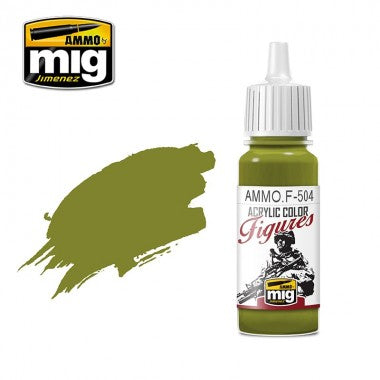 Ammo by MIG Figure Color - F-504 Yellow Green FS-34259