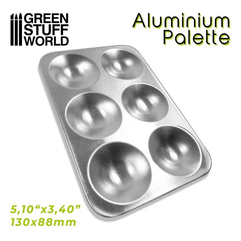 Green Stuff World - 6 Well Aluminium Palette - Product Image