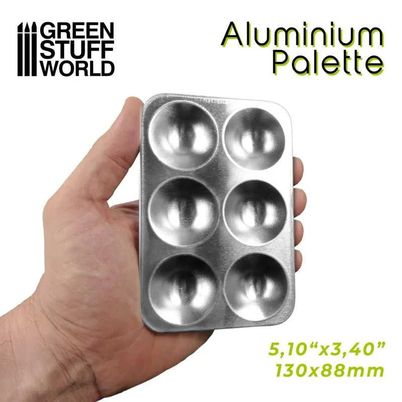 Green Stuff World - 6 Well Aluminium Palette - Product Image
