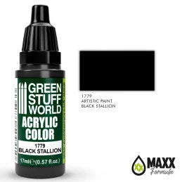 Green Stuff World - Acrylic Color 1779 Black Stallion - Product Image