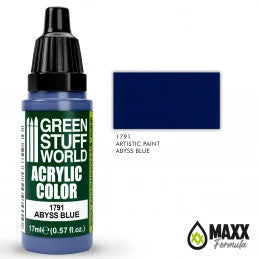 Green Stuff World - Acrylic Color 1791 Abyss Blue - Product Image