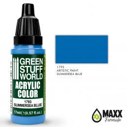 Green Stuff World - Acrylic Color 1793 Summersea Blue - Product Image