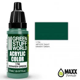 Green Stuff World - Acrylic Color 1796 Kraken Green - Product Image