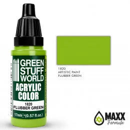 Green Stuff World - Acrylic Color 1820 Flubber Green - Product Image