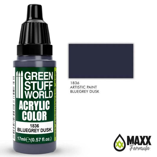 Green Stuff World - Acrylic Color 1836 Bluegrey Dusk - Product Image
