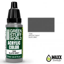Green Stuff World - Acrylic Color 1838 Slate Grey - Product Image