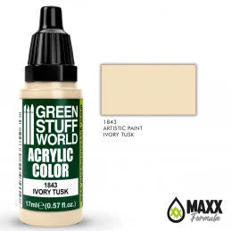 Green Stuff World - Acrylic Color 1843 Ivory Tusk - Product Image