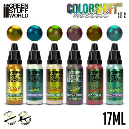 Green Stuff World - 'Chameleon' Colorshift Metal Paint Set 2 - Product Image