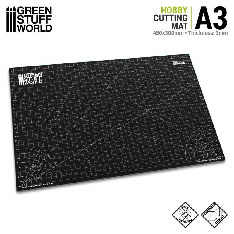 Green Stuff World - Folding Cutting Mat (Black) - Product Image