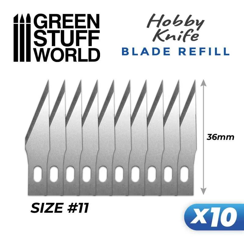 Green Stuff World - Hobby Knife Refills x10 - Product Image