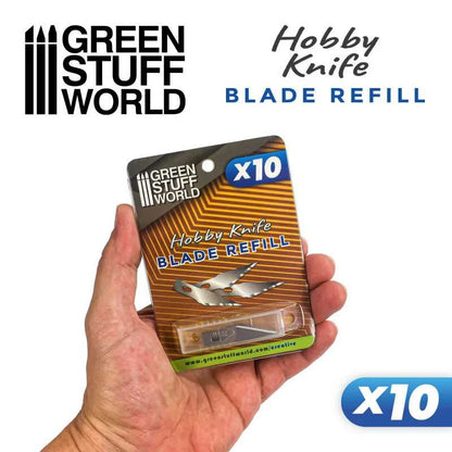Green Stuff World - Hobby Knife Refills x10 - Product Image