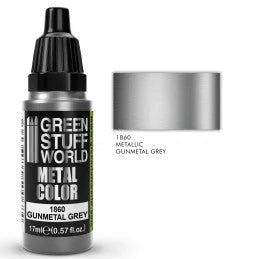 Green Stuff World - Metal Color 1860 Gunmetal Grey - Product Image