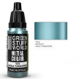 Green Stuff World - Metal Color 1876 Aqua Turquoise - Product Image