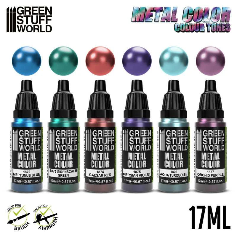 Green Stuff World - Metallics Paint Set - Product Image