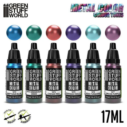 Green Stuff World - Metallics Paint Set - Product Image