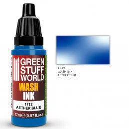 Green Stuff World - Wash Ink 1712 Aether Blue - Product Image