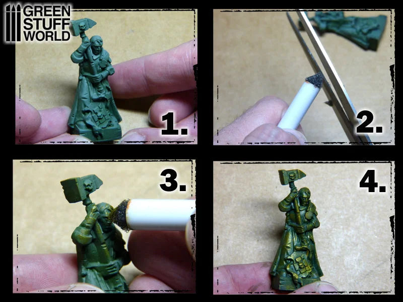 Green Stuff World - Weathering Brushes 15mm - Product Image