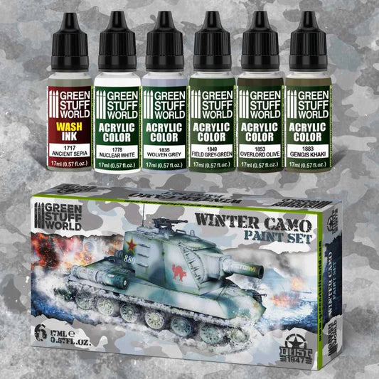 Green Stuff World - Winter Camo Paint Set - Product Image