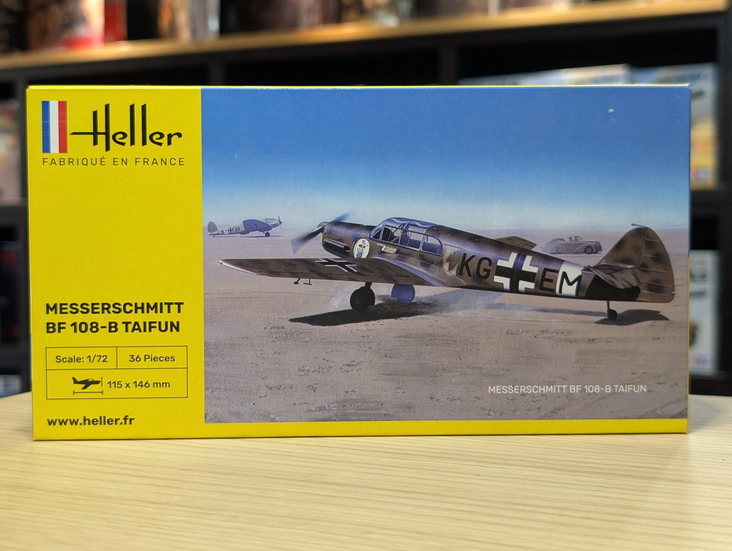 Heller 1/72 Scale Messerschmitt Bf 108 B Taifun Model Kit 80231 - Product Image