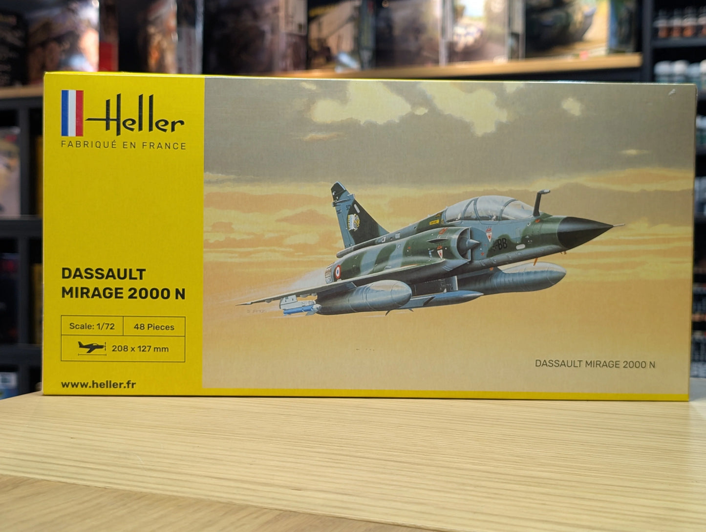 Heller 1/72 Scale Mirage 2000 N Military Aircraft Model Kit 80321 - Product Image