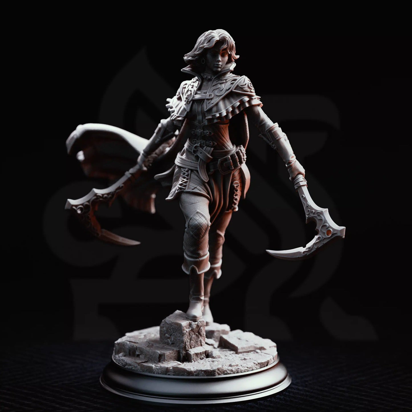 DM Stash Hera, Blood Rogue 32mm miniature front view