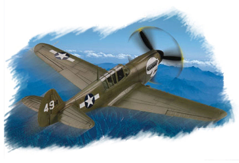 Hobby Boss 1/72 Curtiss P-40N Warhawk model kit 80252 box art