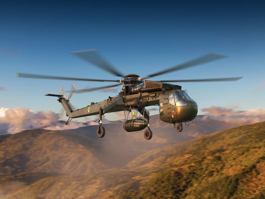 ICM 1/72 Sikorsky CH-54A Tarhe ICM72002 -- box art