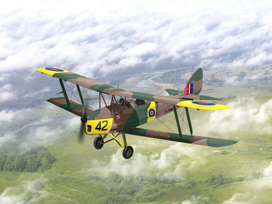 ICM Aircraft 1:32 - D.H. 82A Tiger Moth, British Training Aircraft - ICM32035 - Product Image
