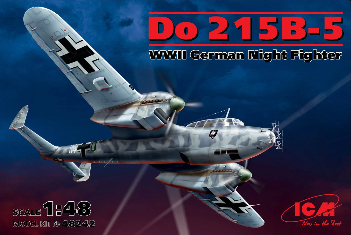 ICM Aircraft 1:48 - Do 215 B-5, WWII German Night Fighter Plane - ICM48242 - Product Image