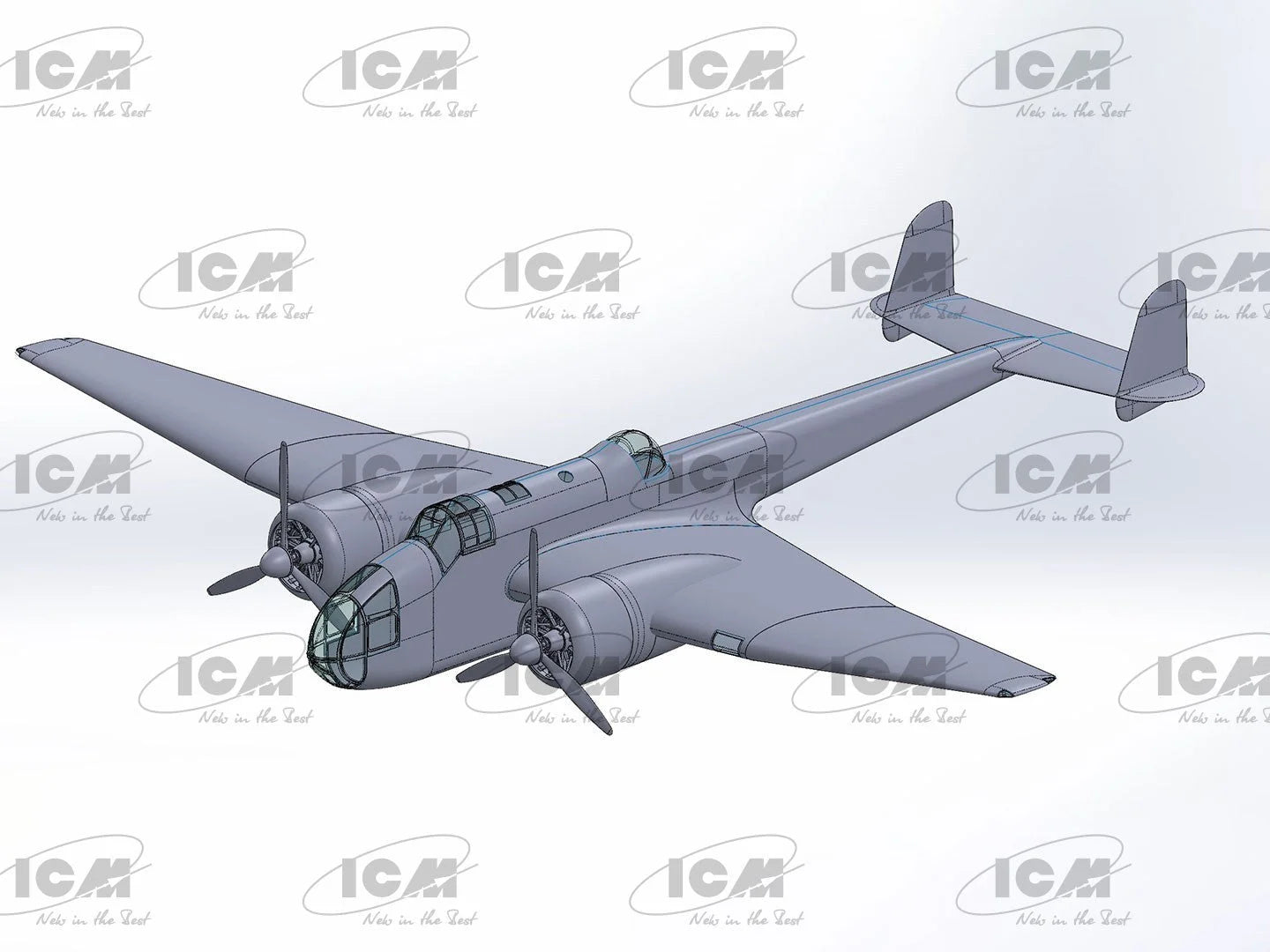 ICM Aircraft 1:48 - HP.52 Hampden B.Mk.I WWII British Bomber - ICM48352 - Product Image