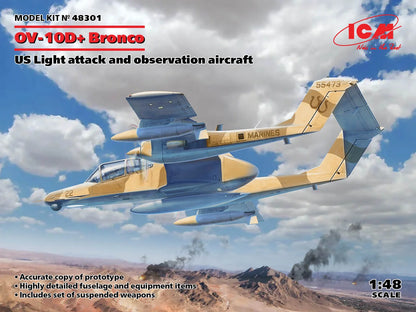 ICM Aircraft 1:48 - OV-10D+ Bronco, U.S. Attack Aircraft - ICM48301 - Product Image