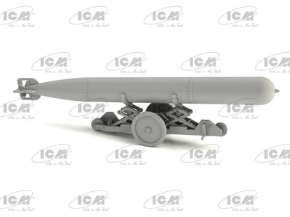 ICM Aircraft 1:48 - WWII British Torpedo Trailer - ICM48405 - Product Image