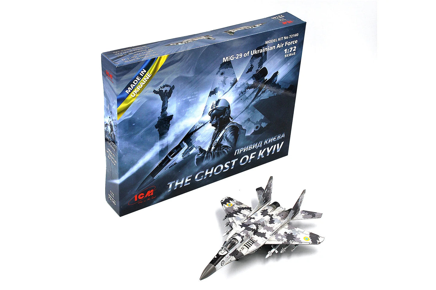 ICM Aircraft 1:72 - The Ghost of Kyiv (MiG-29 of Ukrainian Air Forces) - ICM72140 - Product Image