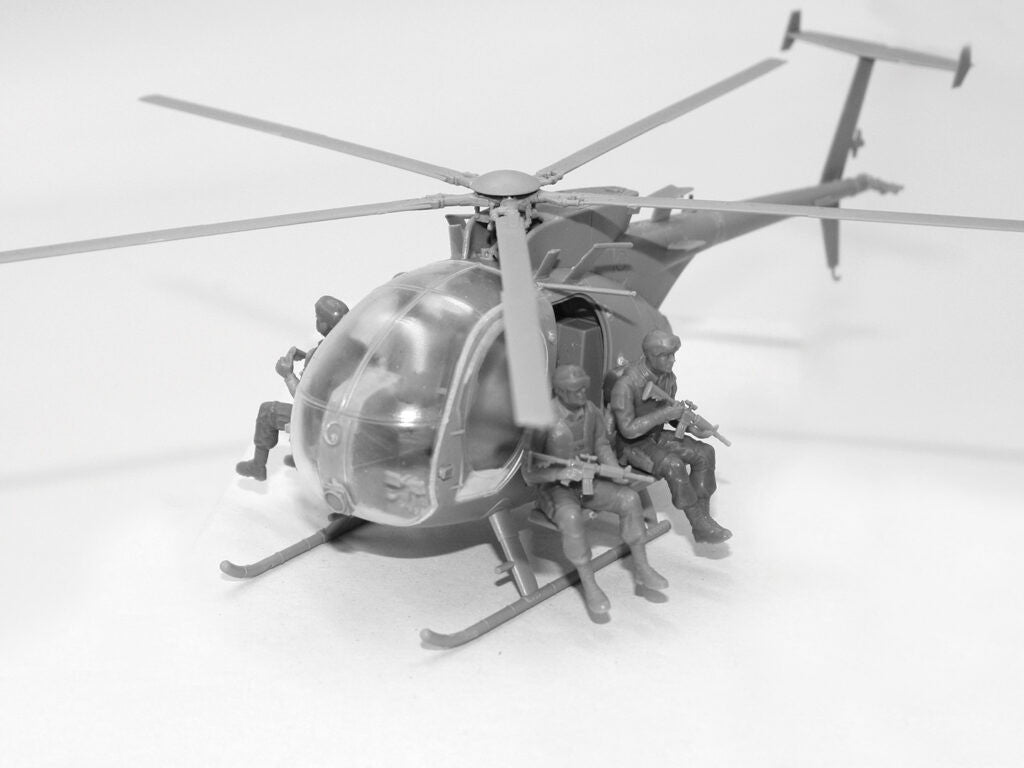 ICM ICM48371 MH-6J Little Bird plastic model kit sprue detail