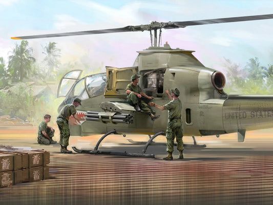 ICM Figures 1:35 - Helicopter Ground Personnel (Vietnam War) 4 Figures - ICM53102 - Product Image